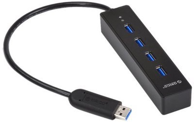 ORICO 奧?？?W8PH4便攜式USB 3.0 HUB 為蘋果用戶量身打造的高速擴展解決方案